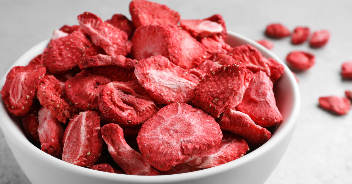Advanced vacuum chambers used in the freeze drying process for tropical fruits