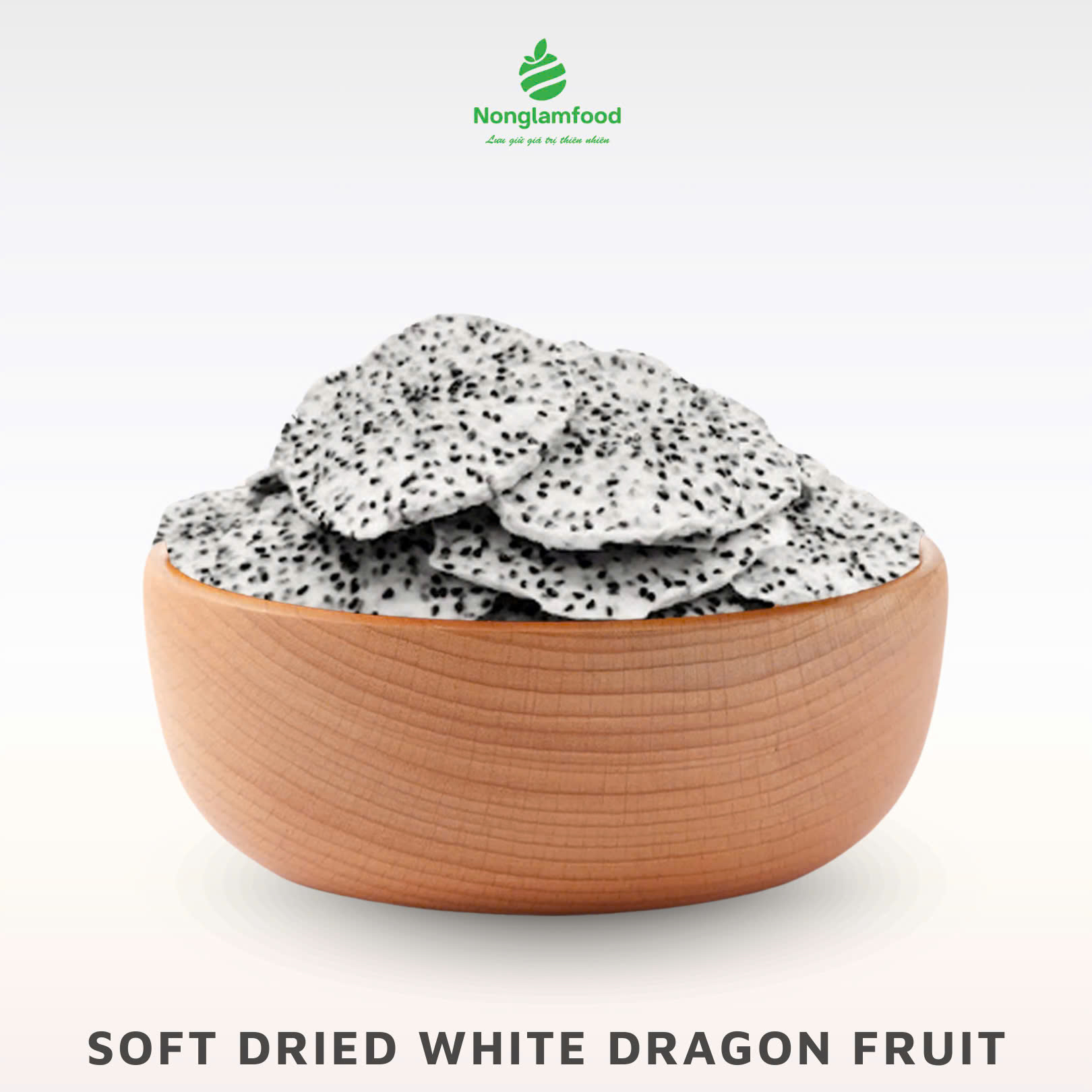 Vivid red dried dragon fruit slices popular in health food retail