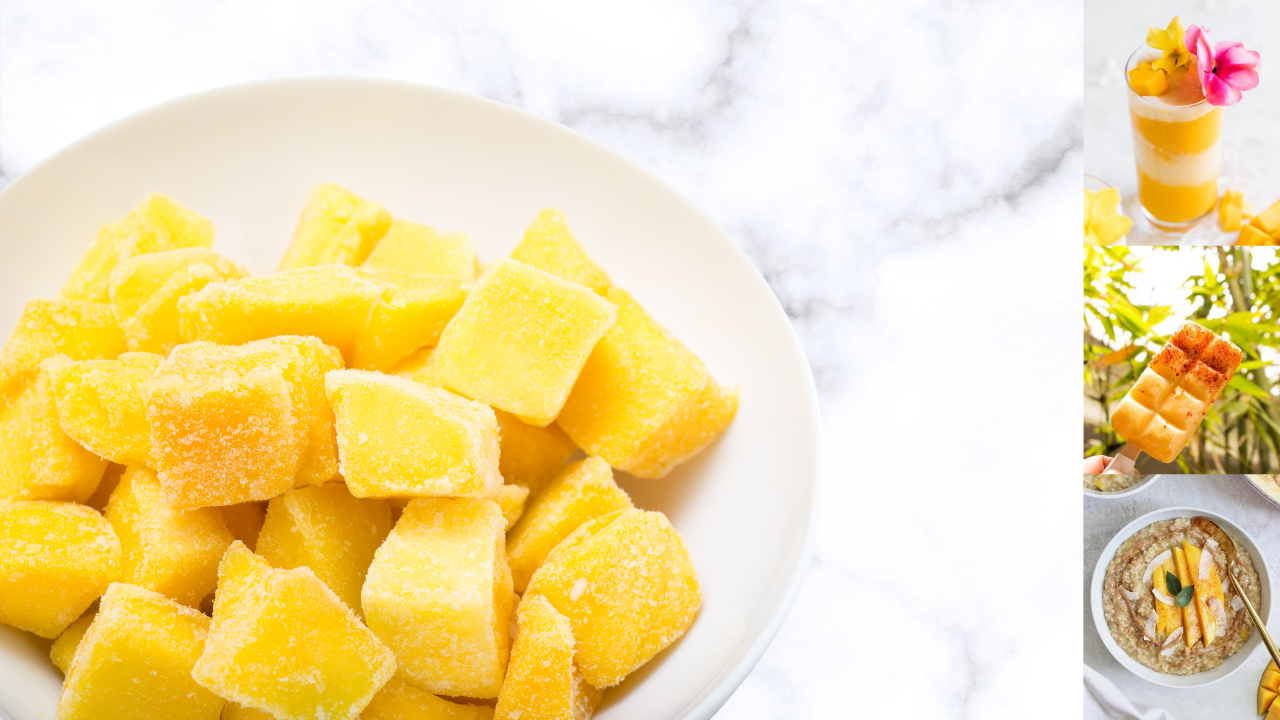 A modern facility showing how premium tropical fruits, including the best frozen mango alternatives, are processed