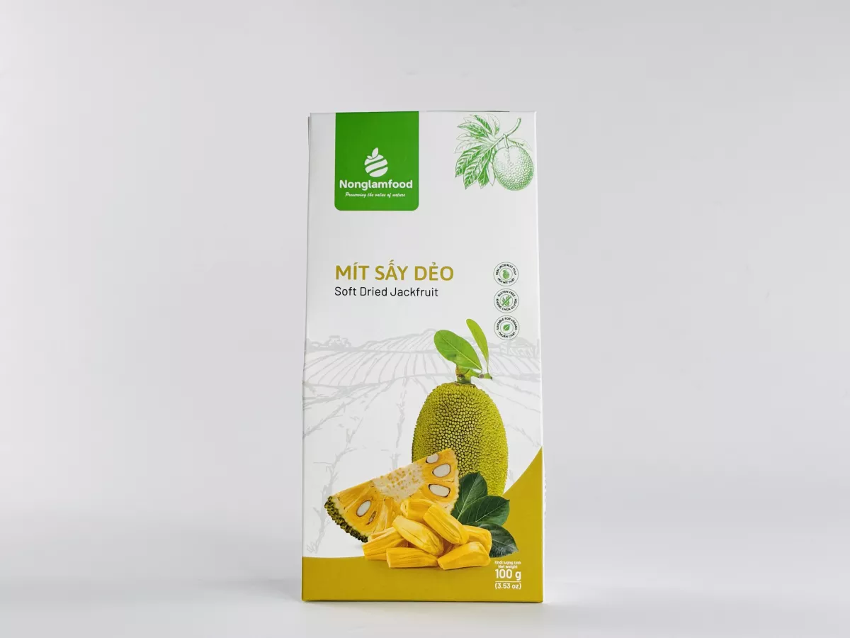 Nong Lam Food premium dried jackfruit products ready for retail shelves