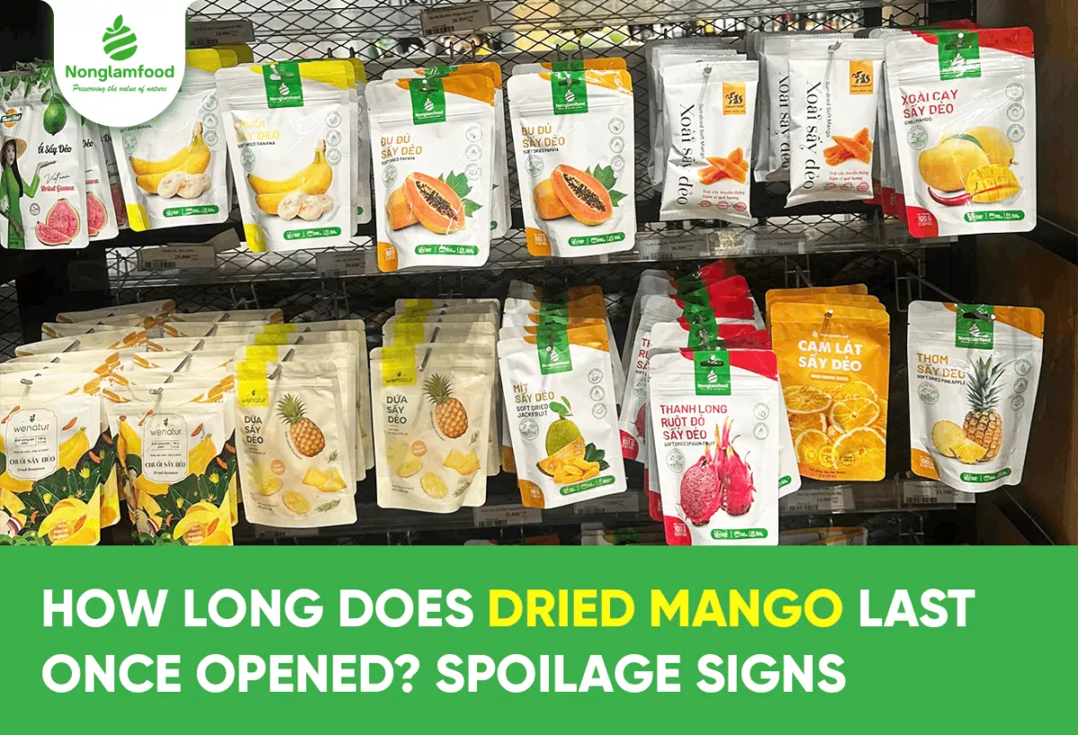 How Long Does Dried Mango Last Once Opened? Spoilage Signs