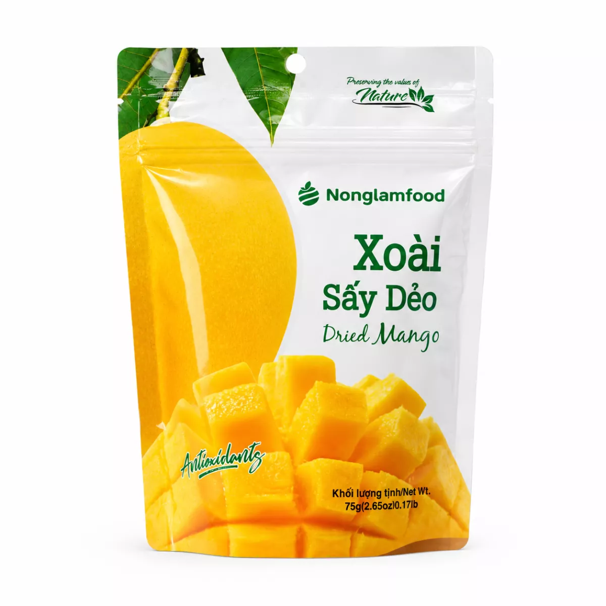 Nonglamfood Soft Dried Mango Zip Pouch